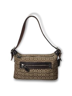 Vintage Coach Mini Signature Soft Demi Bag